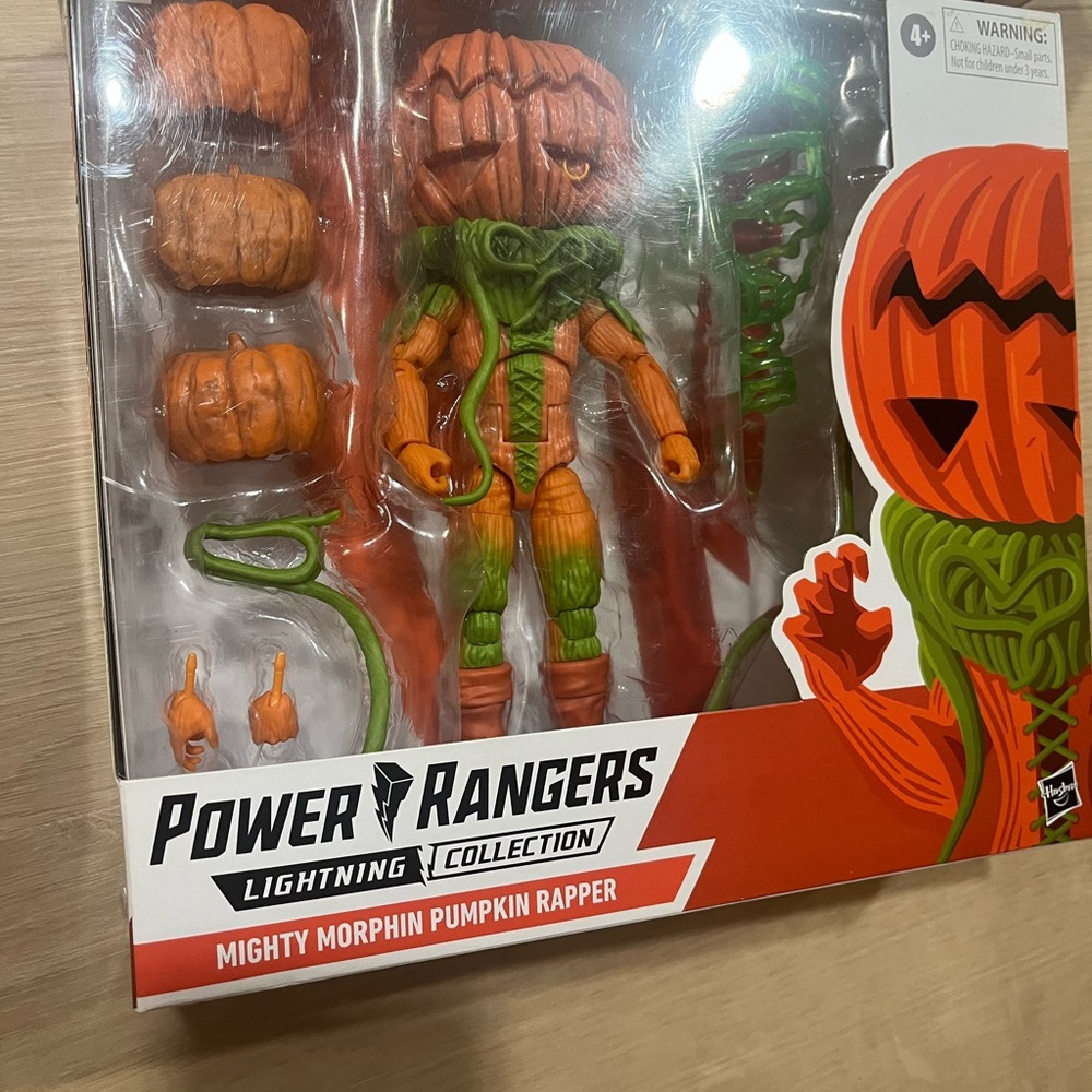 Power ranger pumpkin rapper action figure toy